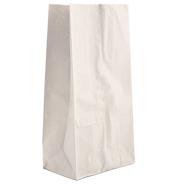 SOS Paper Bag, White Kraft
