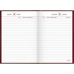 AT-A-GLANCE 2026 Hardcover Diary, 5.75" x 8.25", Wide-Ruled, Red (SD387-13-26)