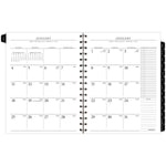 2026 AT-A-GLANCE Executive 8.75" x 6.5" Weekly & Monthly Appointment Book Refill, White/Black (70-908-10-26)