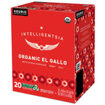 Intelligentsia Organic El Gallo Coffee Keurig® K-Cup® Pods, Light Roast, 20/Box (5000371867)