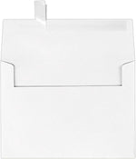JAM Paper Self Seal A7 Invitation Envelope, 5 1/4" x 7 1/4", Bright White, 10/Pack (FE4580-05-10)