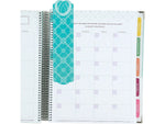 Global Printed Products 9" x 11" Wedding Planner, Hardcover, Teal/Silver (GPP-PLNR-SLV)