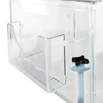 Azar Displays XL Suggestion Box with Pocket (206325-CLR)