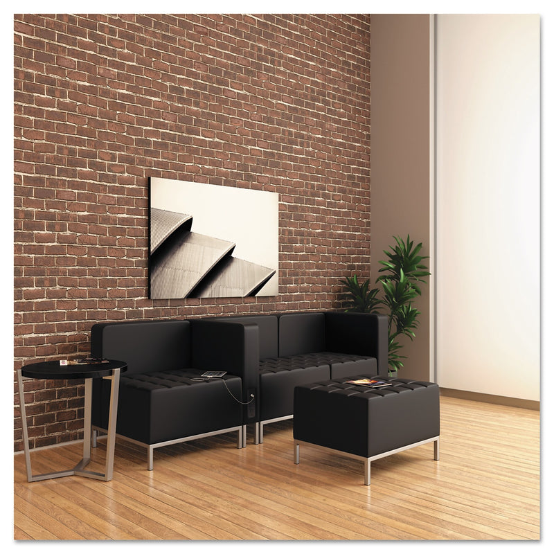 Alera® QUB Series Sectional, Corner, Black
