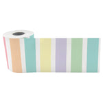 Teacher Created Resources Pastel Pop Stripes Straight Rolled Border Trim, 3" x 50', 3/Bundle (TCR9156-3)