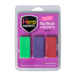 Dowling Magnets Hero Magnets Bundle: Button, Blocks & Rings, 18 Pieces (DO-HEROKIT)