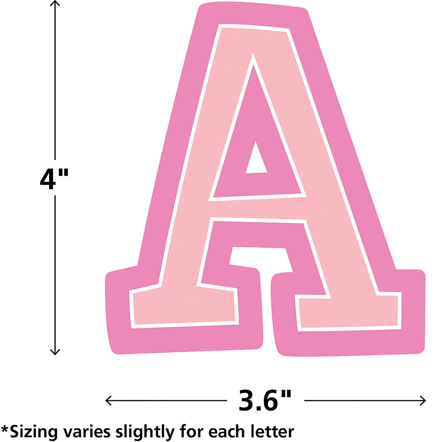 Teacher Created Resources Pastel Pop Bold Block 4" Letters and Numbers, 230/Pack, 2 Packs/Bundle (TCR8435-2)