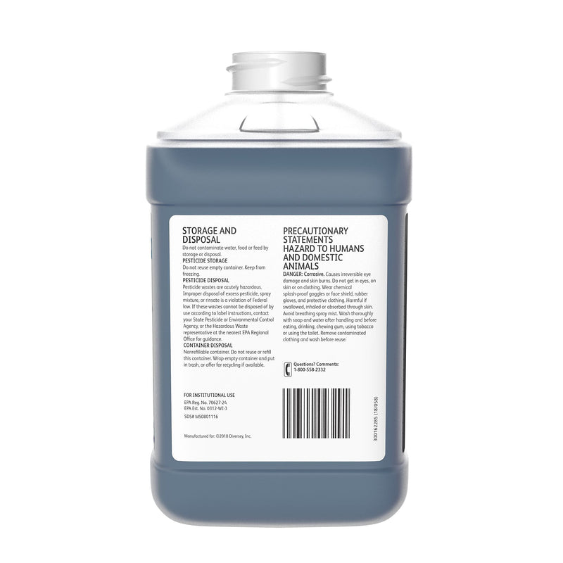 Virex II 256 One-Step Disinfectant for Diversey J-Fill, Mint Scent, 84.5oz., 2/Carton (04329)