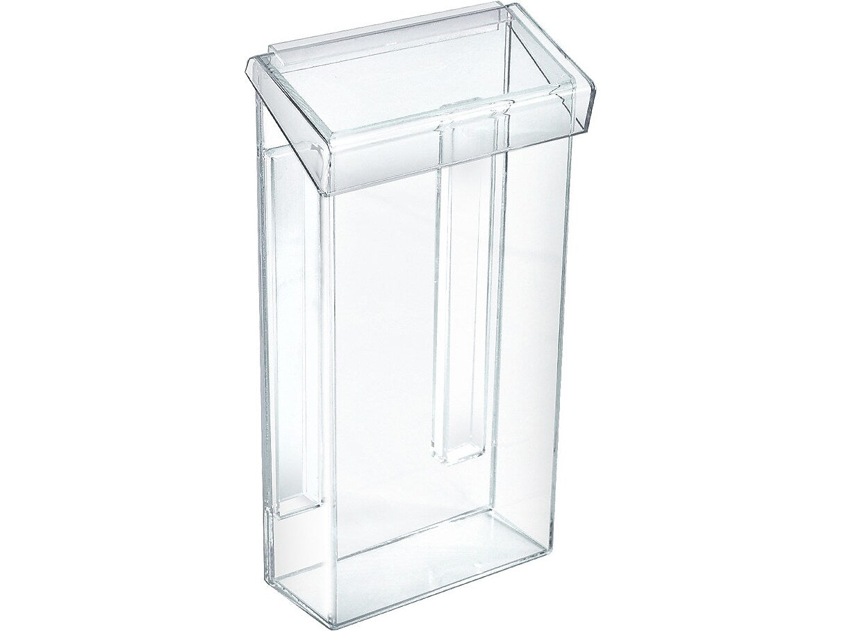 Azar Brochure Holder, 5.25" x 10", Vertical, Desktop/Wall, Clear, Acrylic, 2/Pack (252962)