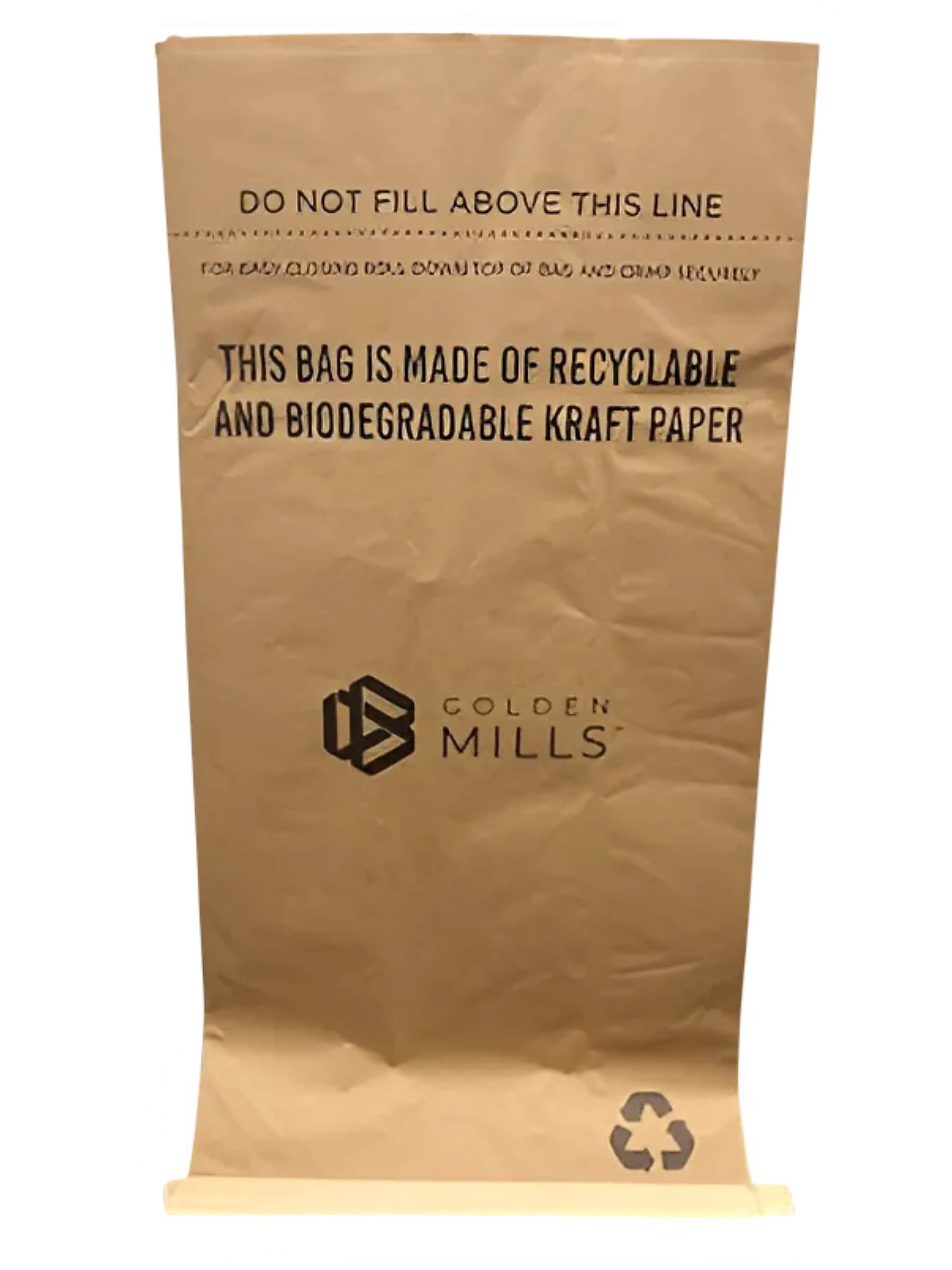 Petra A1 30 Gallon Commercial Trash Bag, 18" x 36", 3.5 mil,Low Density, Brown, 100 Total Bags (KITSTP180)