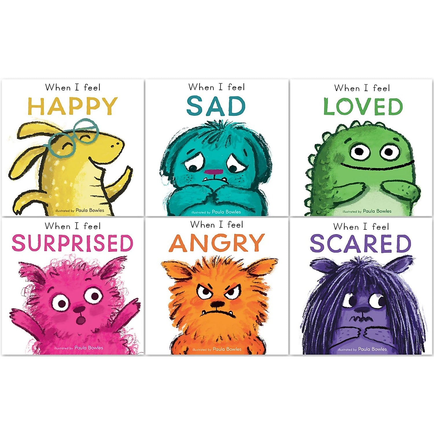 Child's Play Books First Feelings Board Book Set, 6/Set (CPY9781786289865)