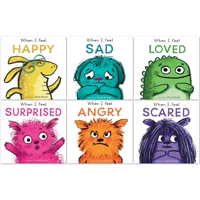 Child's Play Books First Feelings Board Book Set, 6/Set (CPY9781786289865)