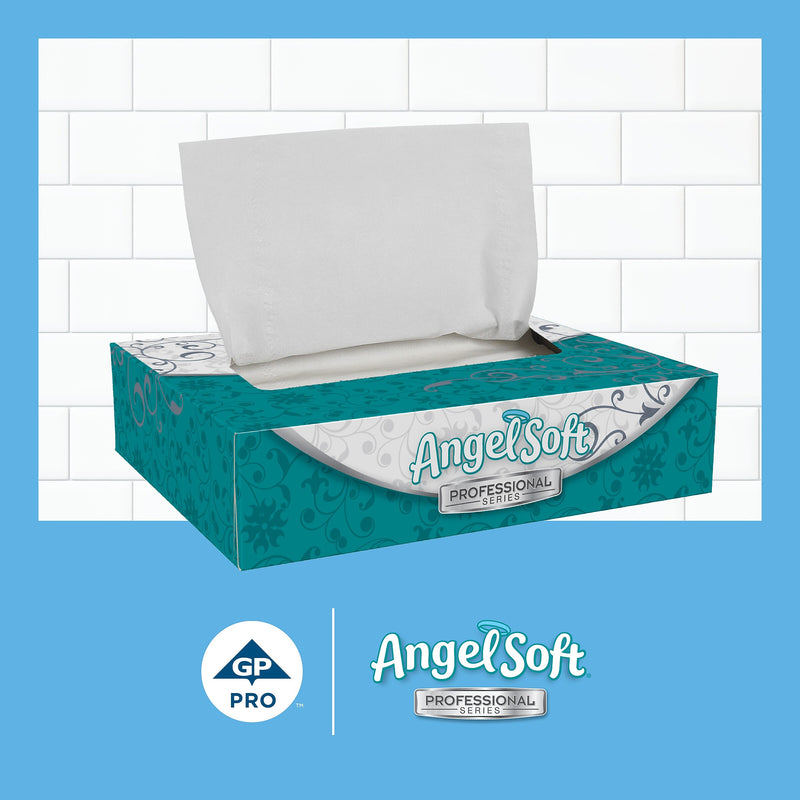 Angel Soft Professional Series Facial Tissue, 2-Ply, 50 Sheets/Box, 60/Carton (48550)