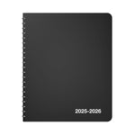 2025-2026 Staples 8" x 11" Academic Weekly & Monthly Planner, Black (ST23572-25)