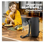 Treblab HD-MAX Wireless Bluetooth Speaker, Waterproof, Gray (HD-MAX-GR)