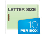 Pendaflex Pressboard Classification Folder, 2-Dividers, 2 1/2" Expansion, Letter Size, Light Green, 10/Box (23224R)