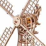 EWA Eco-Wood-Art Windmill 3D Wooden STEM Construction Kit, 227 Pieces/Set (AVRAV0523327)