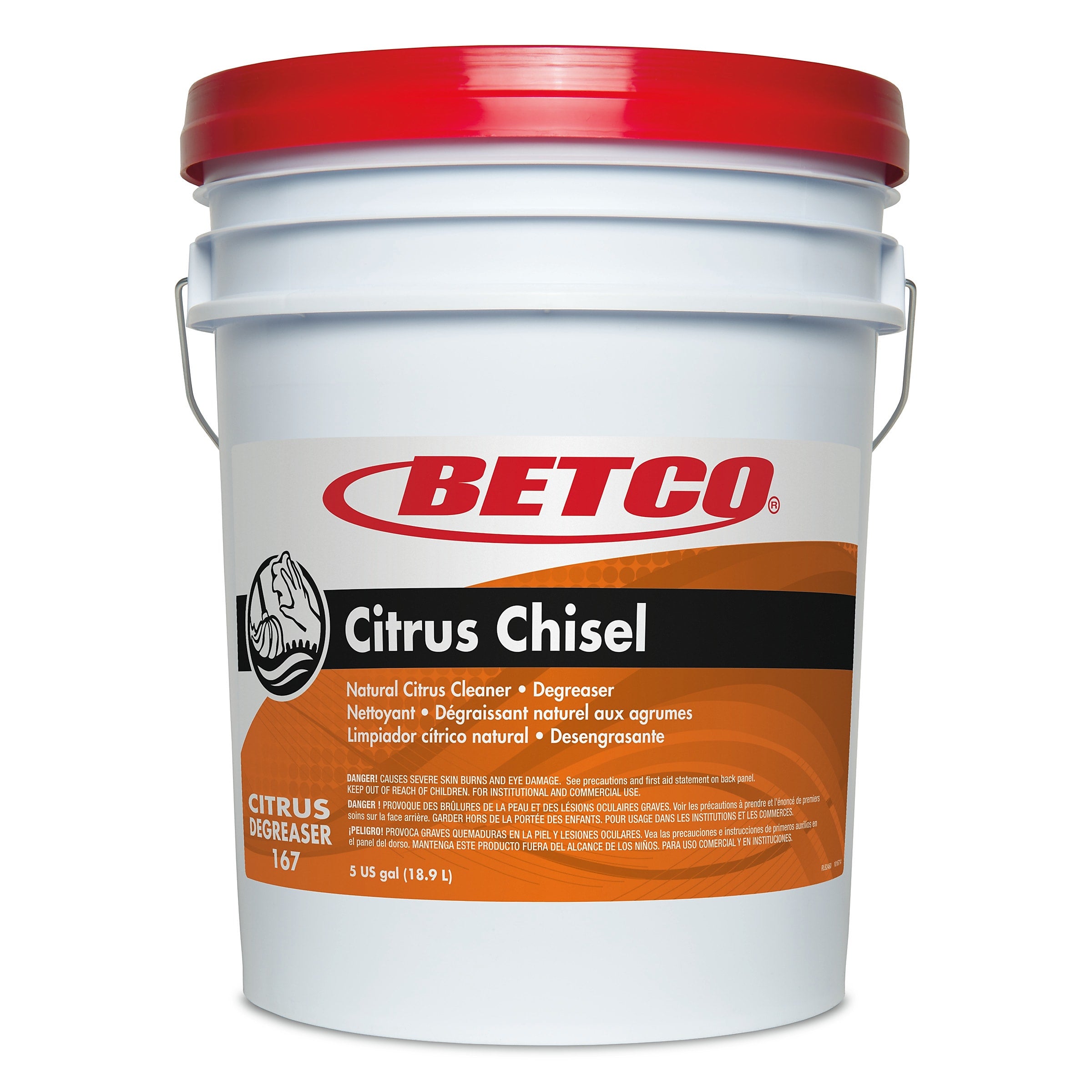 Betco Citrus Chisel Cleaner & Degreaser, 5 Gallon (BET1670500)