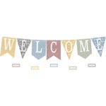 Teacher Created Resources Classroom Cottage Pennants Welcome Bulletin Board Set, 53/Set (TCR7170)