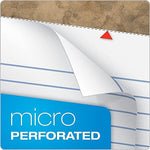TOPS Second Nature Notepad, 8.5" x 11.75", Wide Ruled, White, 50 Sheets/Pad, Dozen (74880)