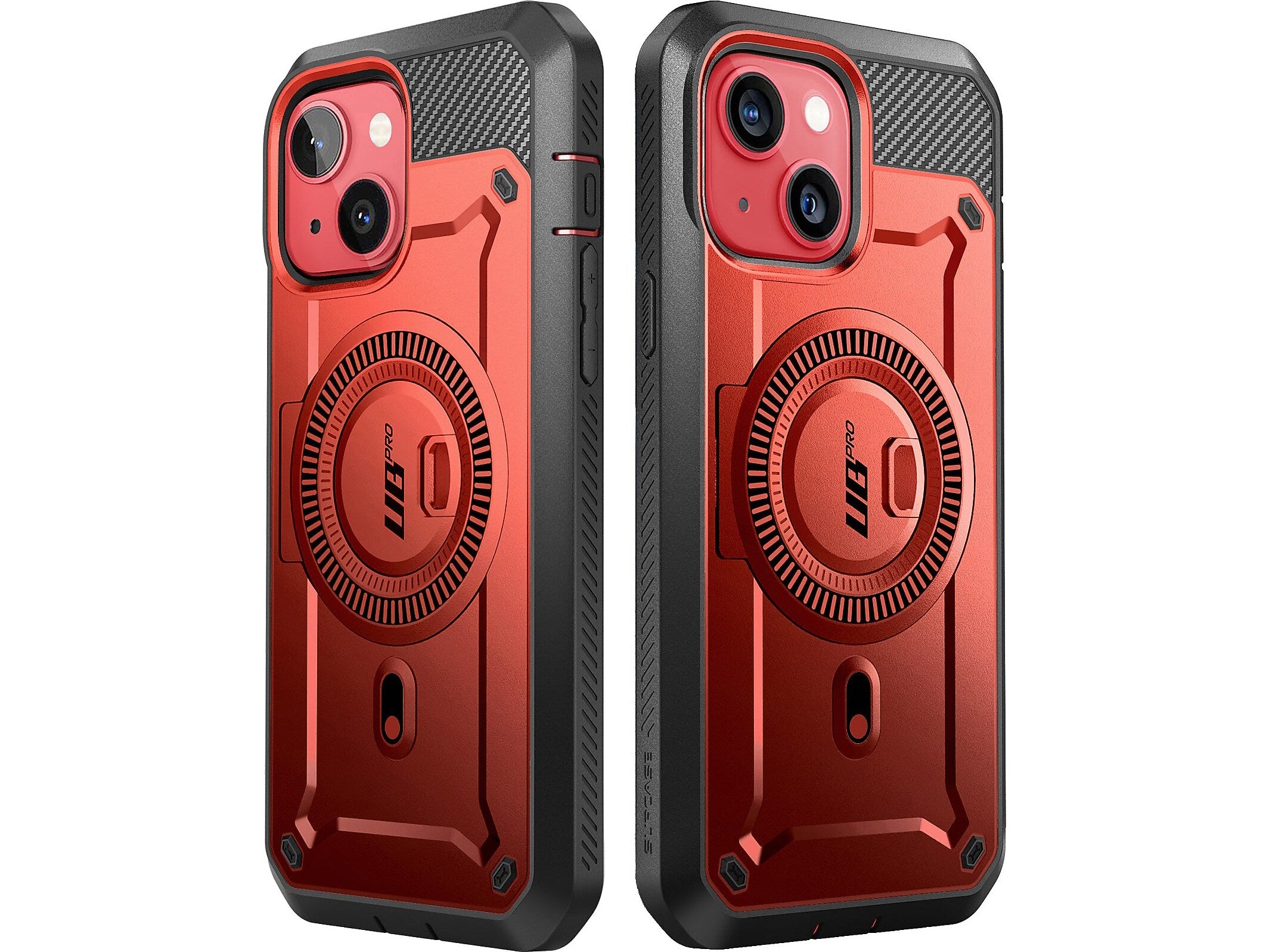 SupCase Unicorn Beetle PRO MAG Rugged Case for iPhone 15, Metallic Red (SUP-iPhone2023-6.1-MagPro-SP-Ruddy)
