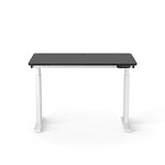 VersaDesk PowerLift 48"W Electric Rectangular Adjustable Standing Desk, Black/White (PLSDR4830-WB-APP)