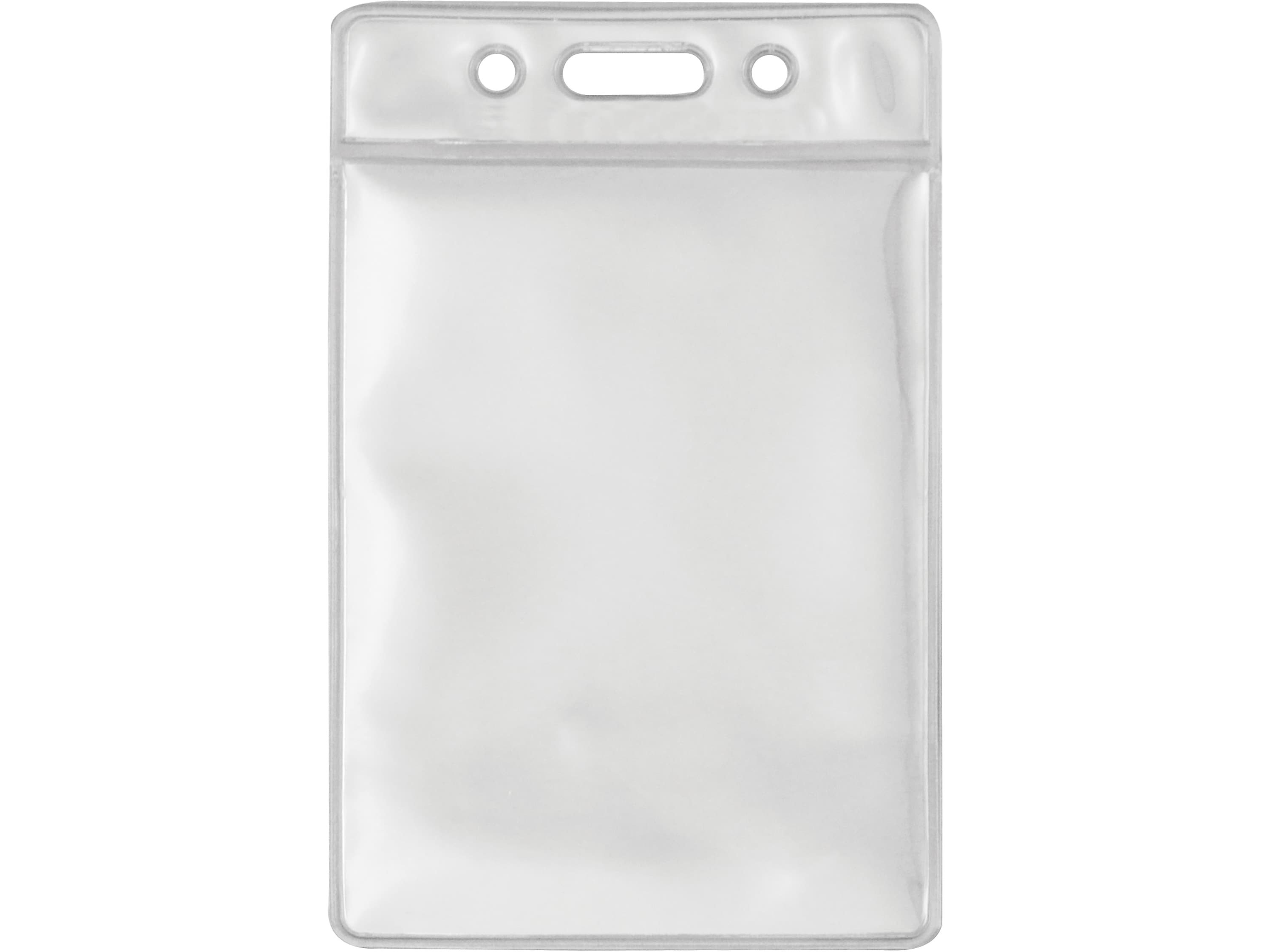 Advantus Lanyard ID Badge Holder, Clear, 50/Pack (75684)