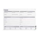 Ghent Aria OR Time Out Magnetic Glass Dry-Erase Whiteboard, 18"H x 24"W (GRPARIASM12T-18)