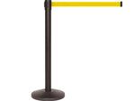 Queue Solutions QueueMaster 550 2" Nylon Crowd Control Belt Barrier, Yellow (QM550B-YW110)