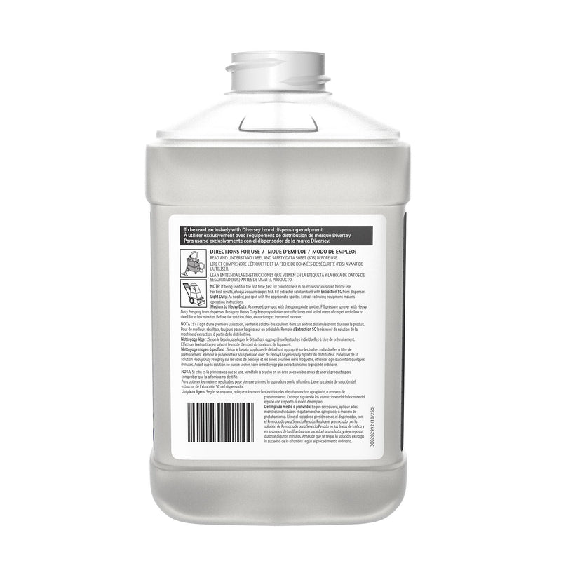 Diversey Extraction SC Multipurpose Cleaner for Diversey J-Fill, Fruity Fresh, 2.5 L / 2.64 U.S. Qt., 2/Carton (904972)