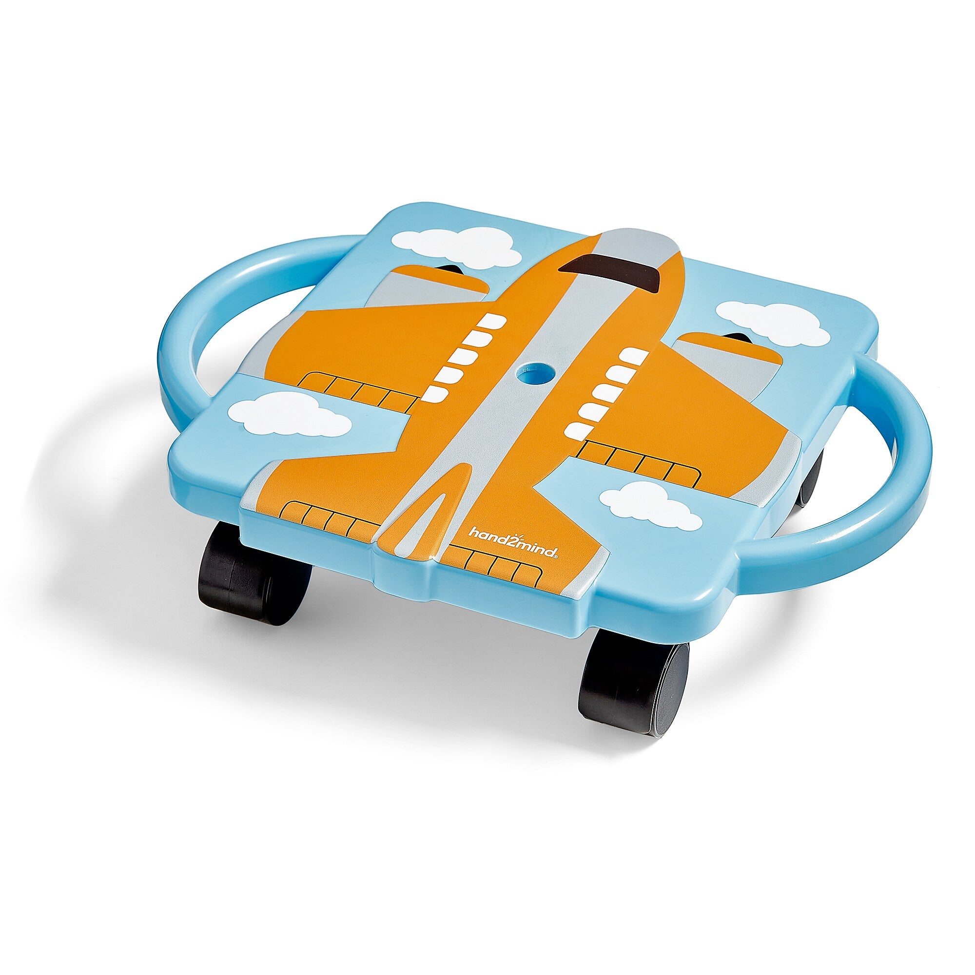 hand2mind Plane Glider Scooter Board, Multicolored (97579)