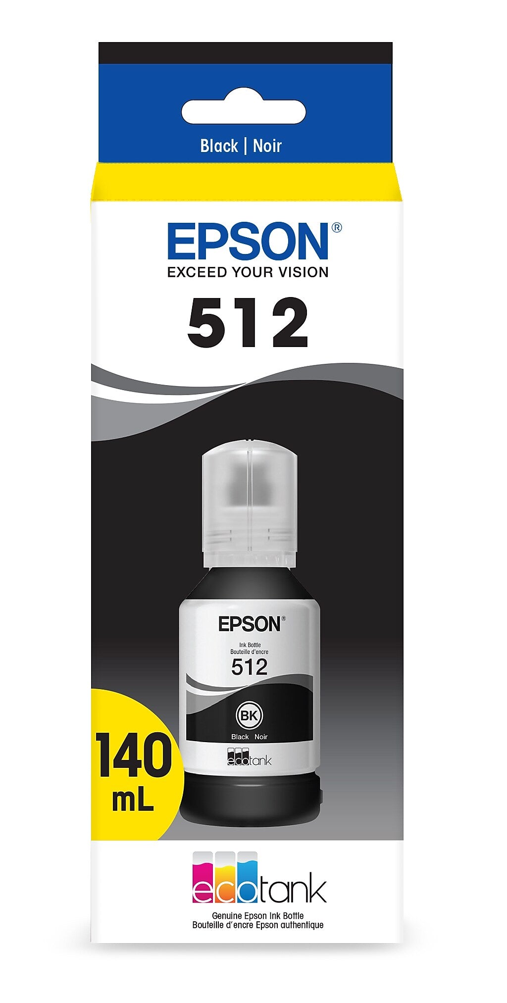 Epson T512 Black Standard Yield Ink Bottle (T512020-S)