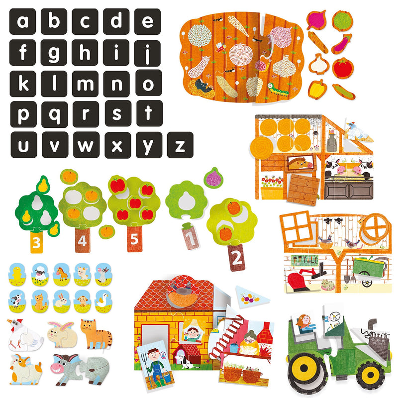 Headu 6 Intelligences Farm Games & Activities (HDUEN54389)
