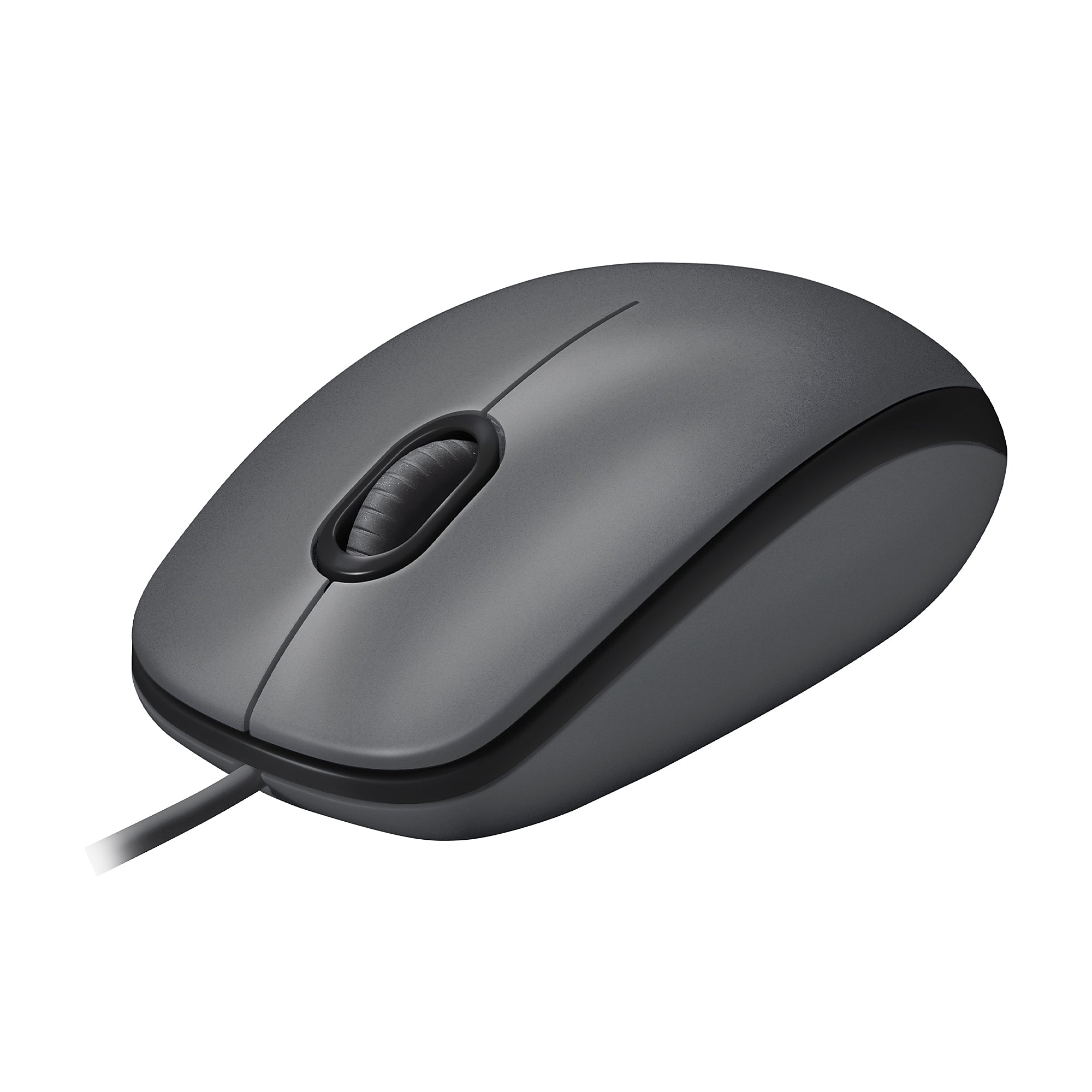 Logitech M100 Ambidextrous Optical USB Mouse, Black (910-001601)