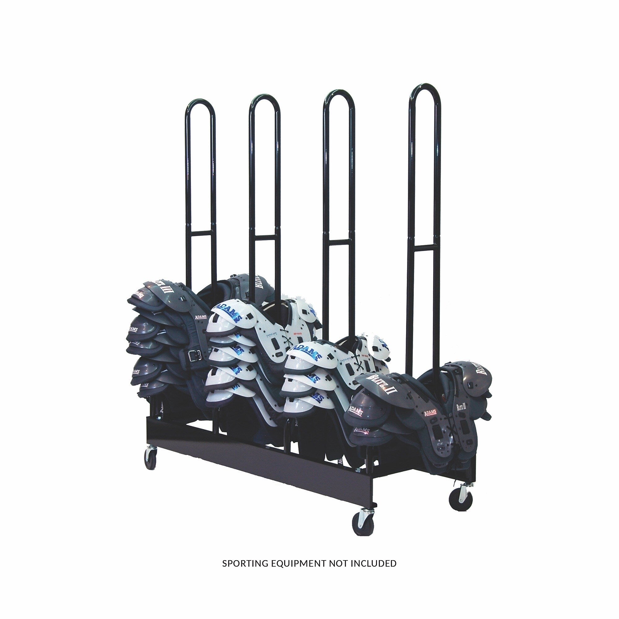 Champion Sports Four-Stack Shoulder Pad Rack