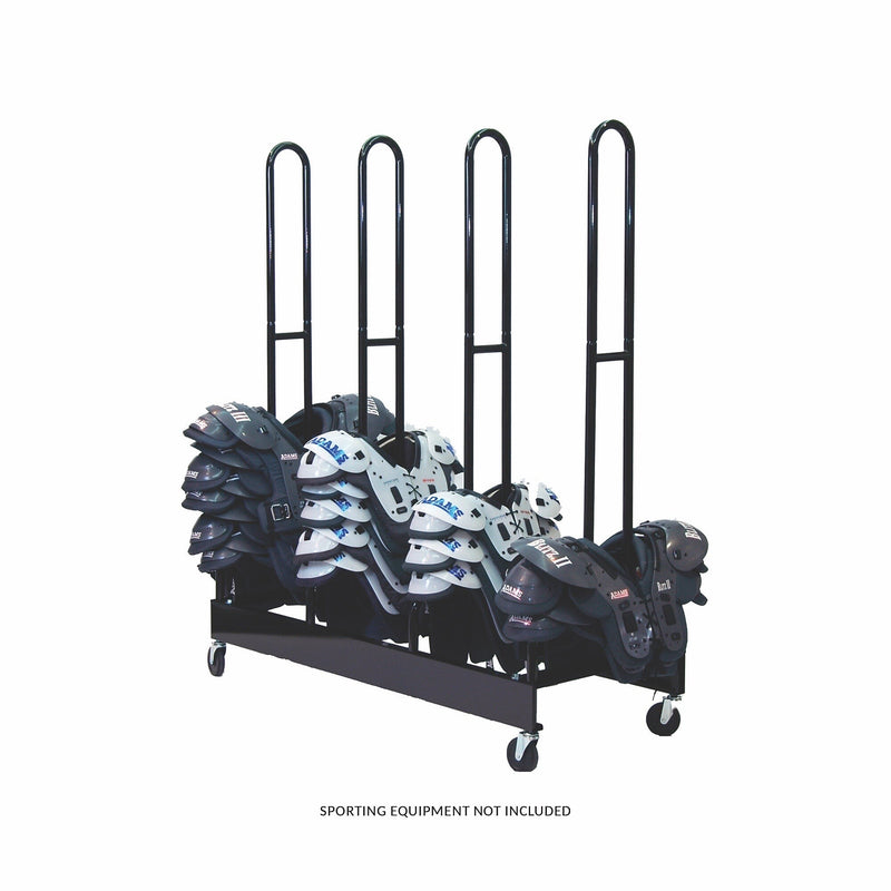 Champion Sports Four-Stack Shoulder Pad Rack