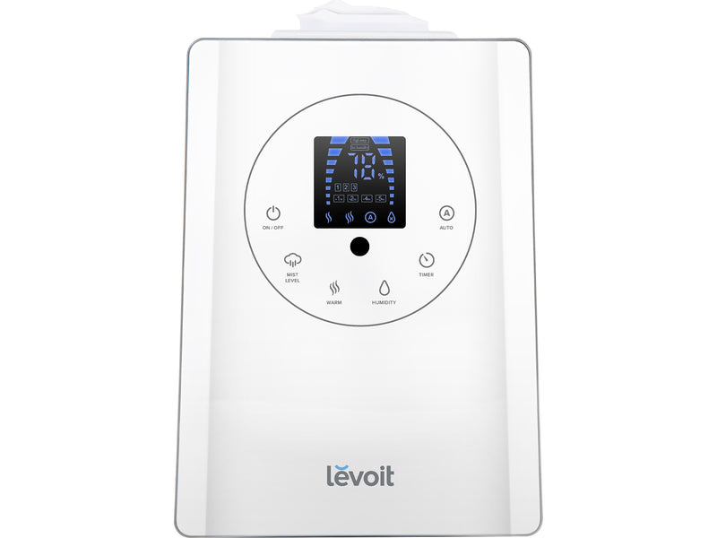 Levoit Hybrid Ultrasonic Cool & Warm Mist Tabletop Humidifier, 1.58-Gallon, 753 sq. ft., White (HEAPHULVNUS0031)