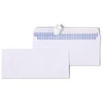 Staples QuickStrip EasyClose Self Seal Security Tinted #10 Business Envelopes, 4 1/8" x 9 1/2", White, 100/Box (ST50308-CC)