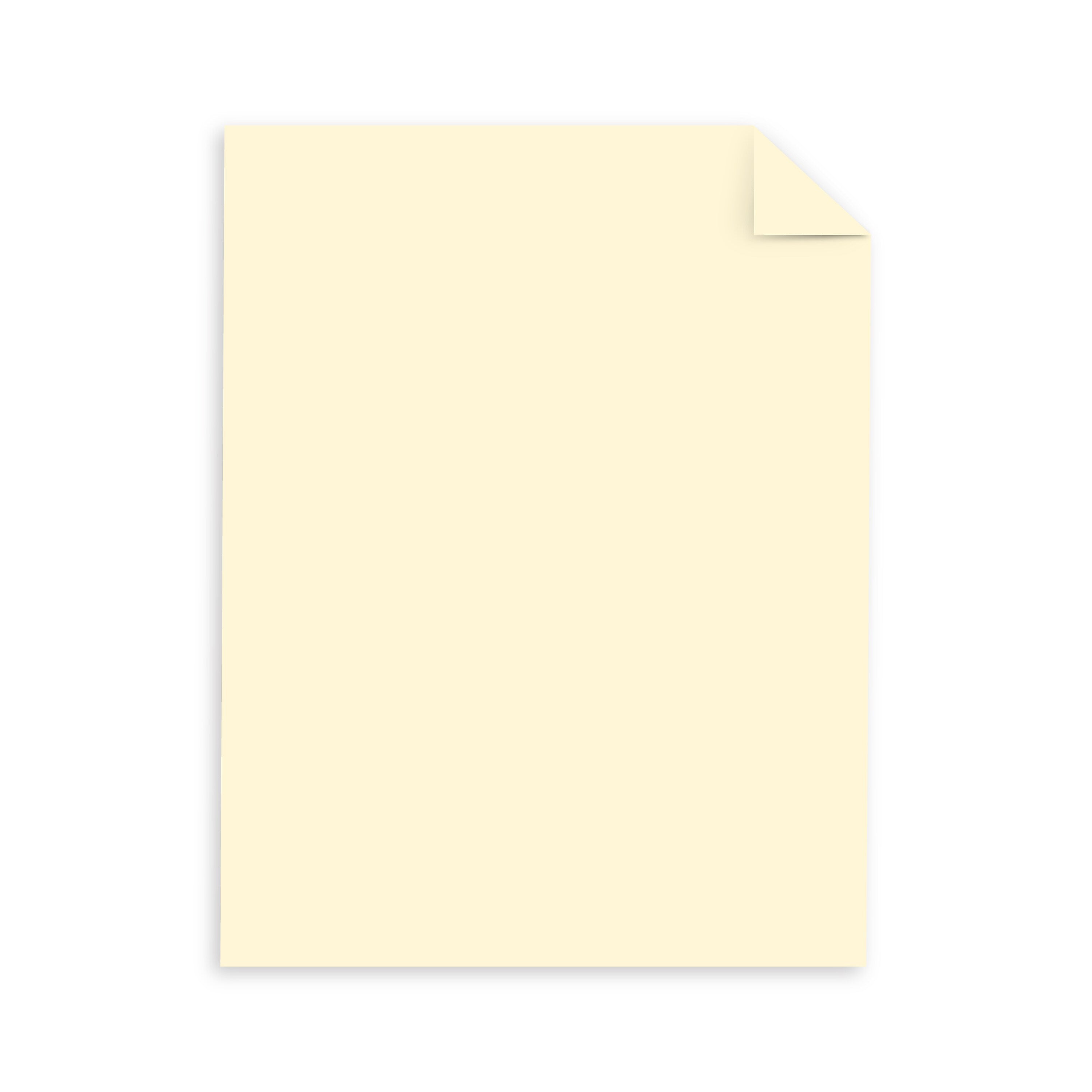 Neenah Exact Vellum Bristol 67 lb. Cardstock Paper, 8.5" x 11", Ivory, 250 Sheets/Pack (81368/82368)