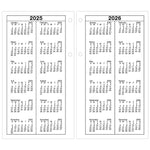 2026 AT-A-GLANCE 8" x 4.5" Daily Calendar Refill Pages, White/Black (E210-50-26)