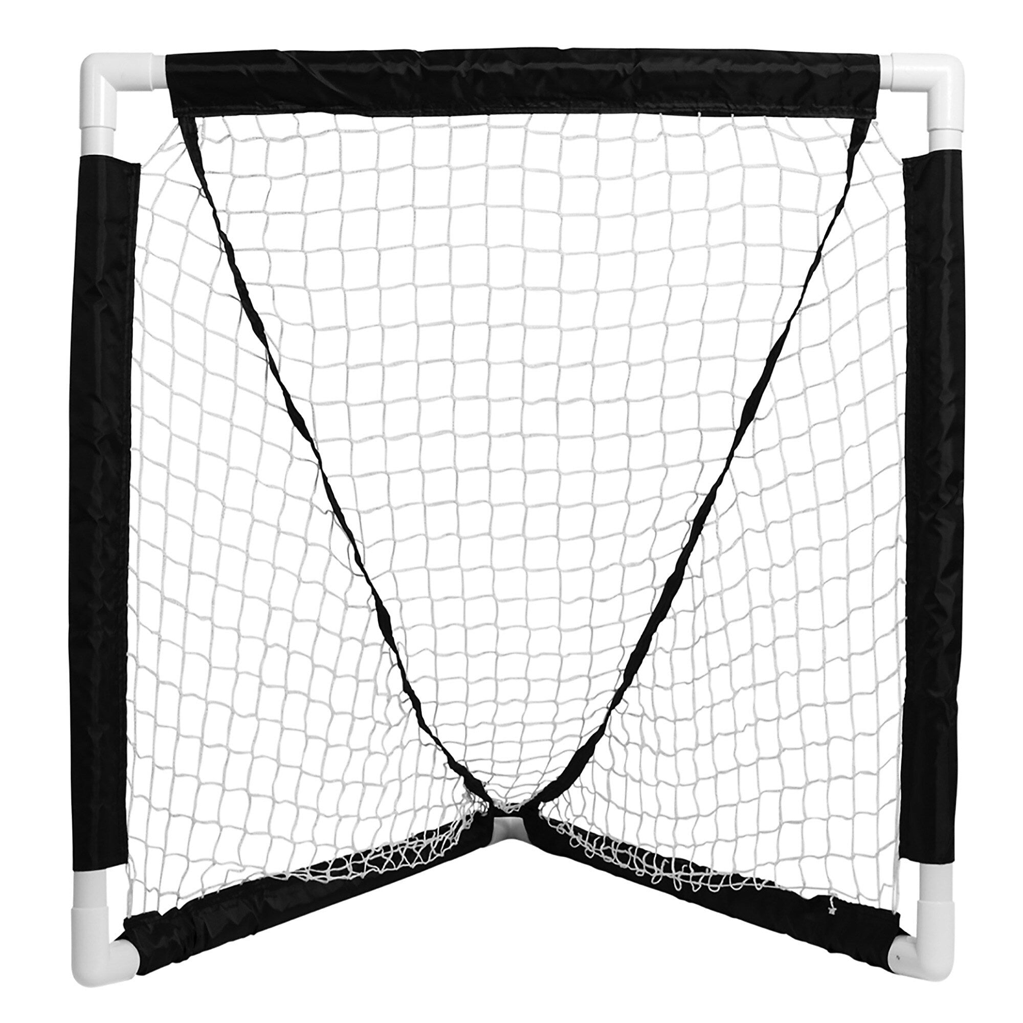 Champion Sport Mini Lacrosse Goal, White/Black (CHSMLG)