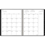 2026 AT-A-GLANCE Contemporary 9" x 11" Monthly Planner, Faux Leather Cover, Charcoal (70-260X-45-26)