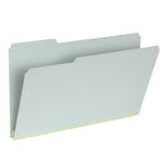 Pendaflex Recycled File Folder, 1-Tab, Assorted, Legal Size, Light Green, 25/Box (1006934)