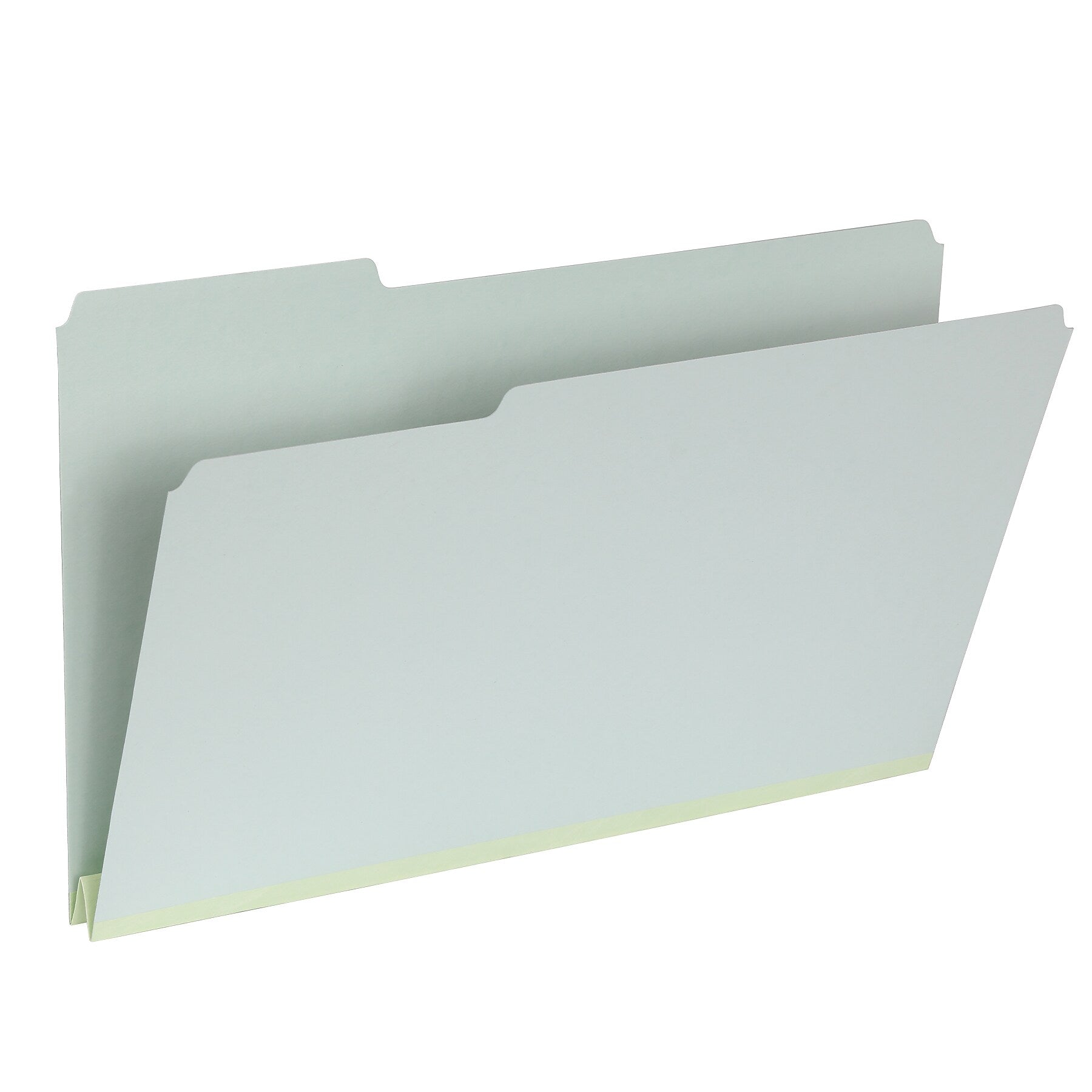 Pendaflex Recycled File Folder, 1-Tab, Assorted, Legal Size, Light Green, 25/Box (1006934)
