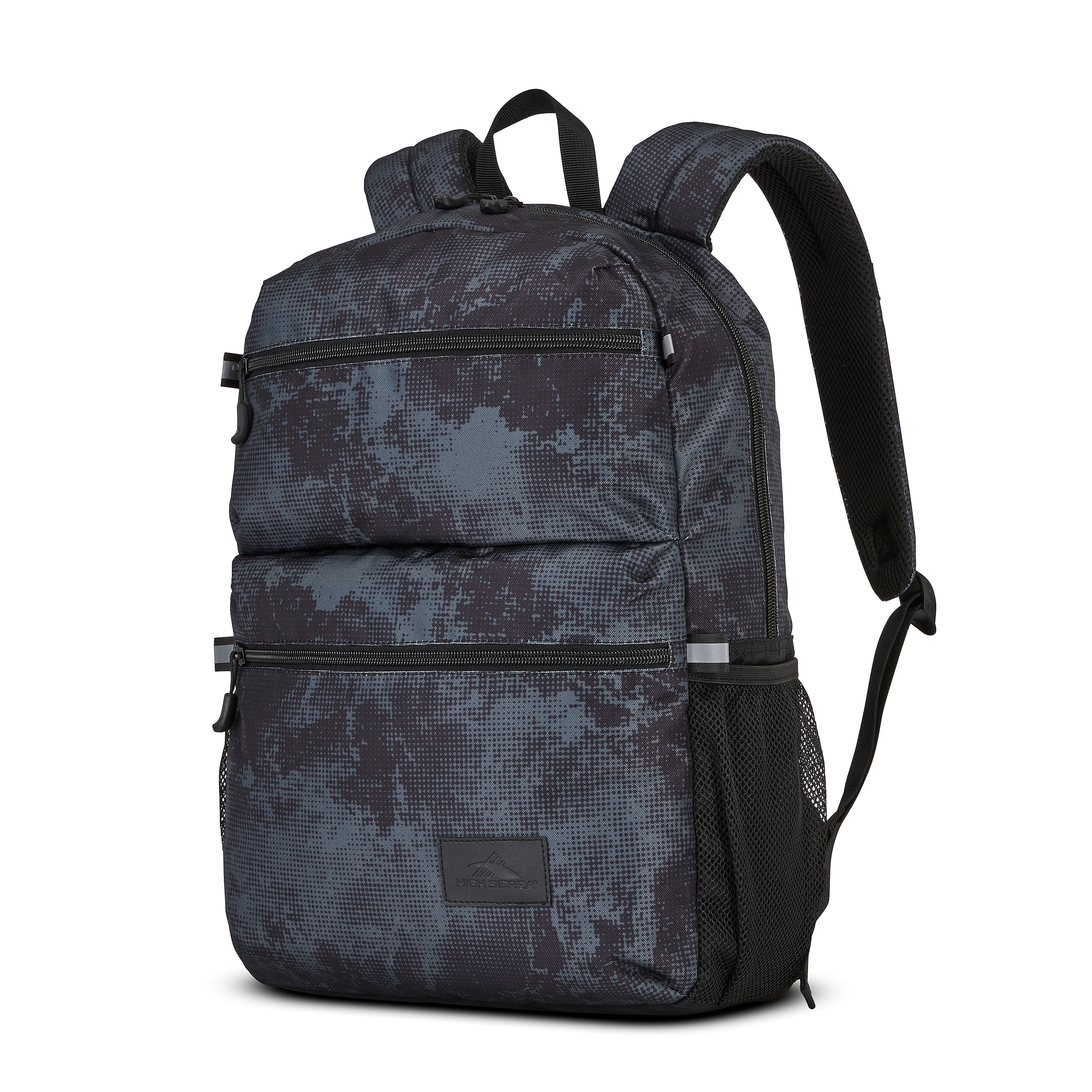 High Sierra Everclass Laptop Backpack, Medium, Charcoal Waves (150917-A325)