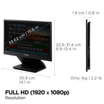 ViewSonic 16" 60Hz LED Monitor, Black (VP16-OLED)
