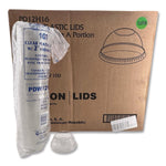 Plastifar Fully Closed PET Cold Cup Lids, Fits 5 oz. or 8 oz. Cups, Clear, 100/Sleeve, 10/Sleeves/Carton (18431)