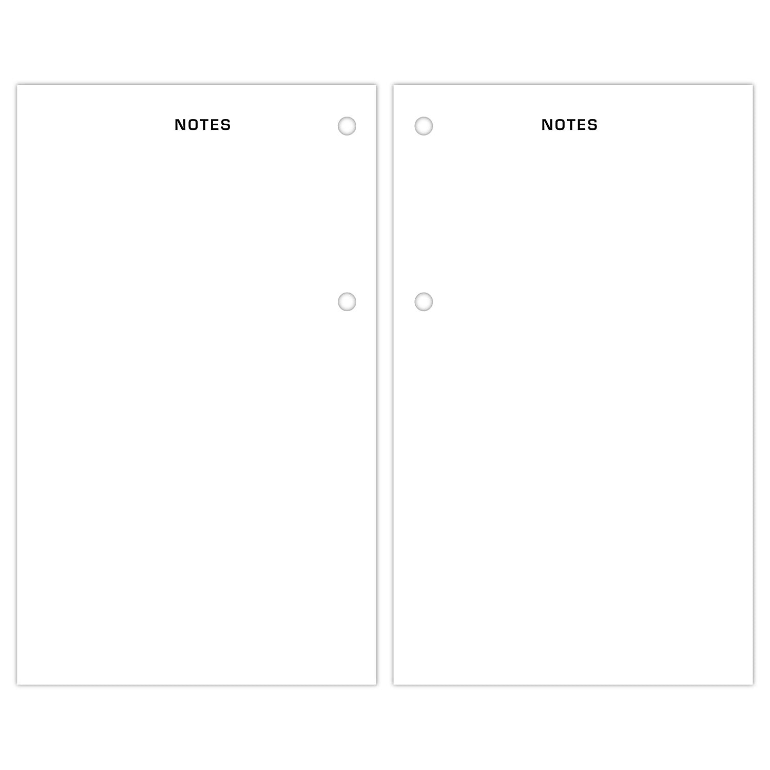 2026 AT-A-GLANCE 6" x 3.5" Daily Desk Calendar Refill Pages, White/Black (E017-50-26)
