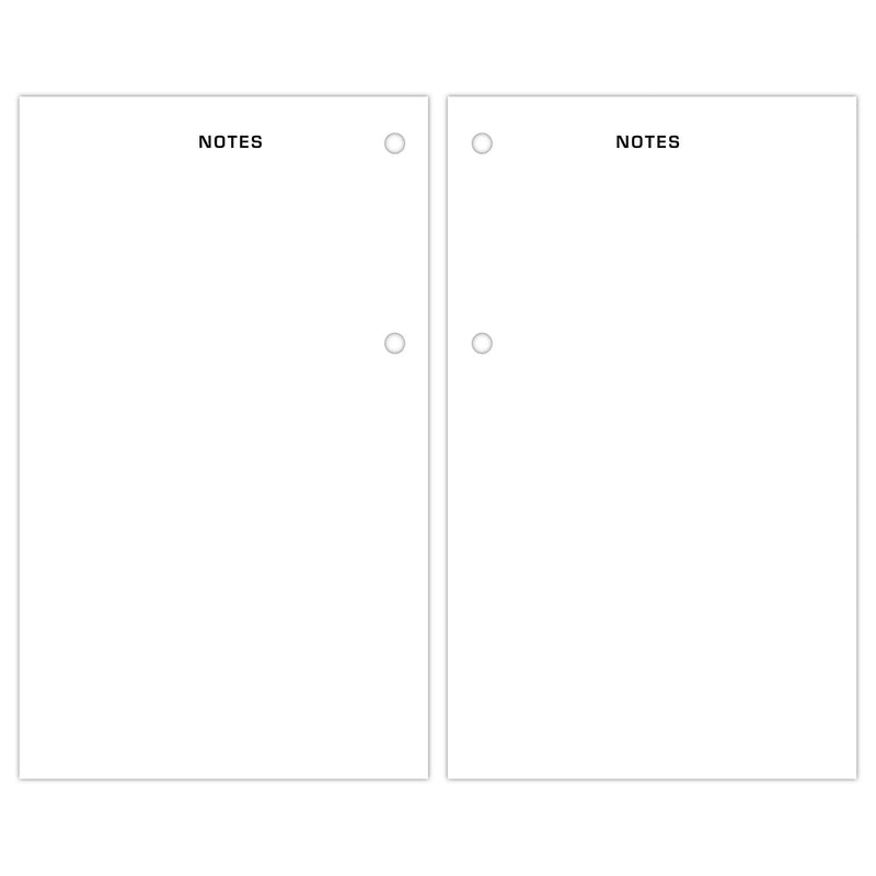 2026 AT-A-GLANCE 6" x 3.5" Daily Desk Calendar Refill Pages, White/Black (E017-50-26)