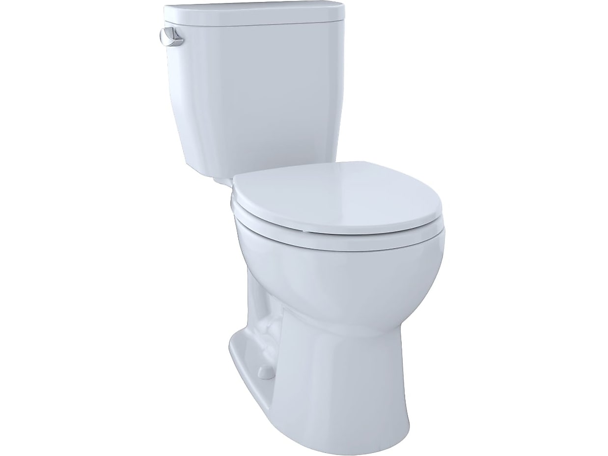 Toto Entrada 1.28 gal. E-Max Close-Coupled Toilet, Cotton (CST243EFR#01)